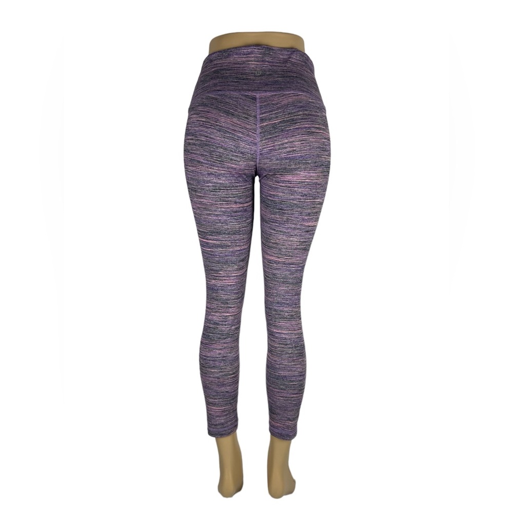 Lululemon Womens 8 Leggings Wunder Under Crop Heathered Purple 26” Inseam EUC - Picture 4 of 11